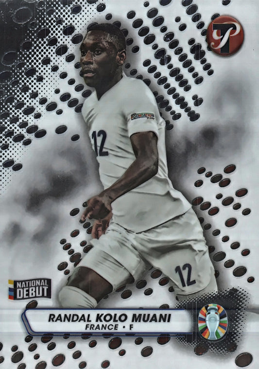 2023 Topps Pristine Road To Euro 2024 National Debut Randal Kolo Muani #59 France