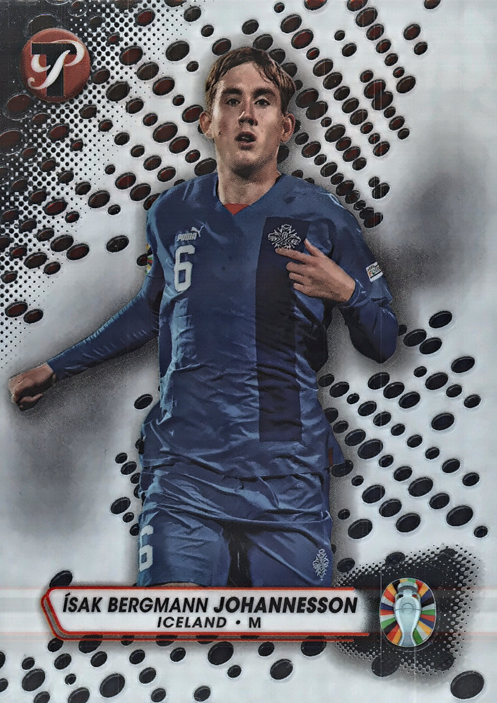2023 Topps Pristine Road To Euro 2024 Ísak Bergmann Jóhannesson #78 Iceland