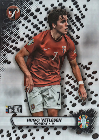 2023 Topps Pristine Road To Euro 2024 Hugo Vetlesen National Debut #120 Norway
