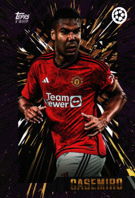 2023 Topps Gold x Whip UCC Casemiro Manchester United