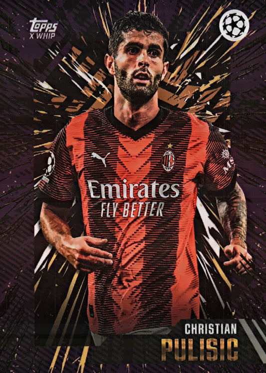 2023 Topps Gold x Whip UCC Christian Pulisic A.C. Milan