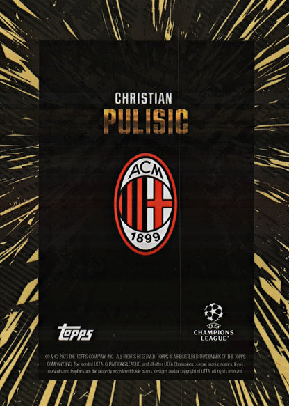 2023 Topps Gold x Whip UCC Christian Pulisic A.C. Milan