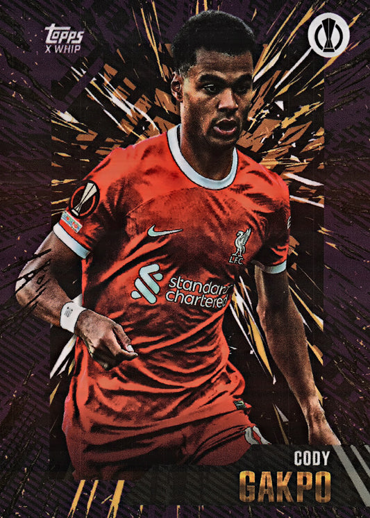 2023 Topps Gold x Whip UCC Cody Gakpo Liverpool
