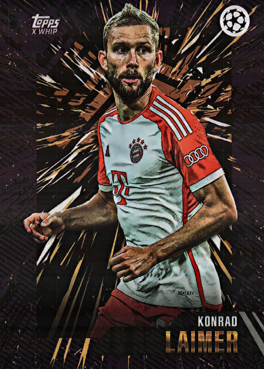 2023 Topps Gold x Whip UCC Konrad Laimer FC Bayern Munchen