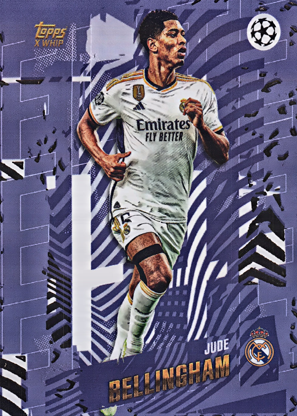 2023 Topps Gold x Whip UCC Elite Jude Bellingham Real Madrid CF