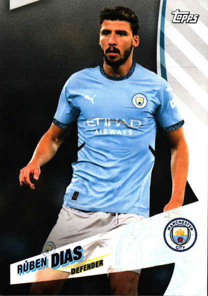 2024 Topps Blue Moon Manchester City Ruben Dias #3 Manchester City