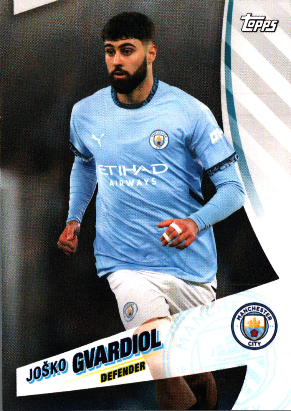 2024 Topps Blue Moon Manchester City Josko Gvardiol #7 Manchester City