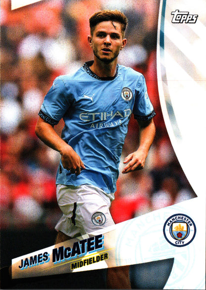 2024 Topps Blue Moon Manchester City James McAtee #10 Manchester City