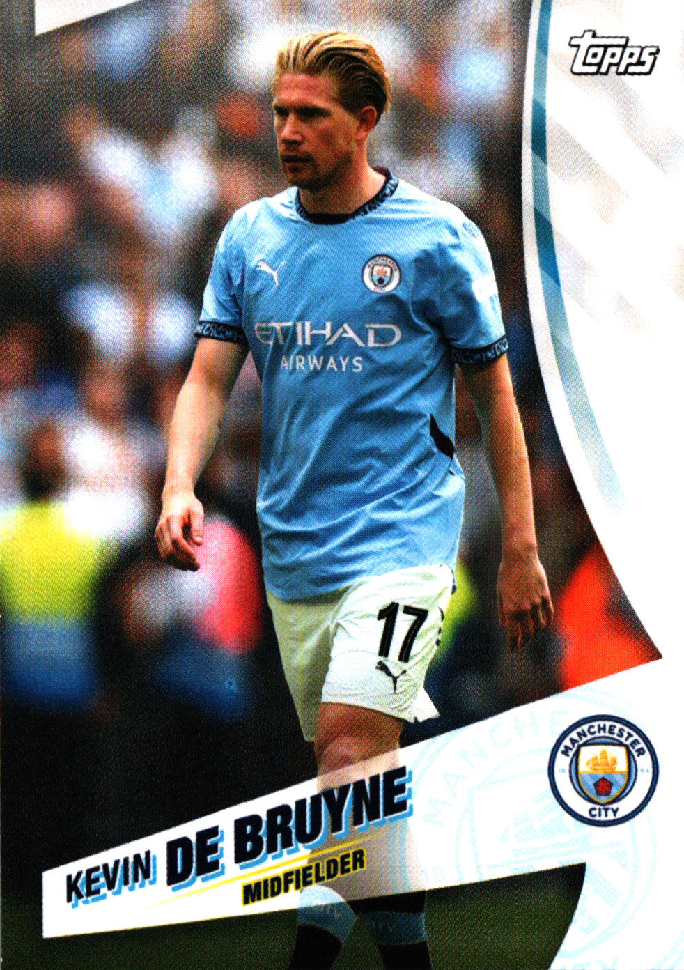 2024 Topps Blue Moon Manchester City Kevin De Bruyne #13 Manchester City