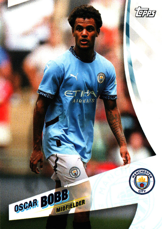 2024 Topps Blue Moon Manchester City Oscar Bobb #18 Manchester City