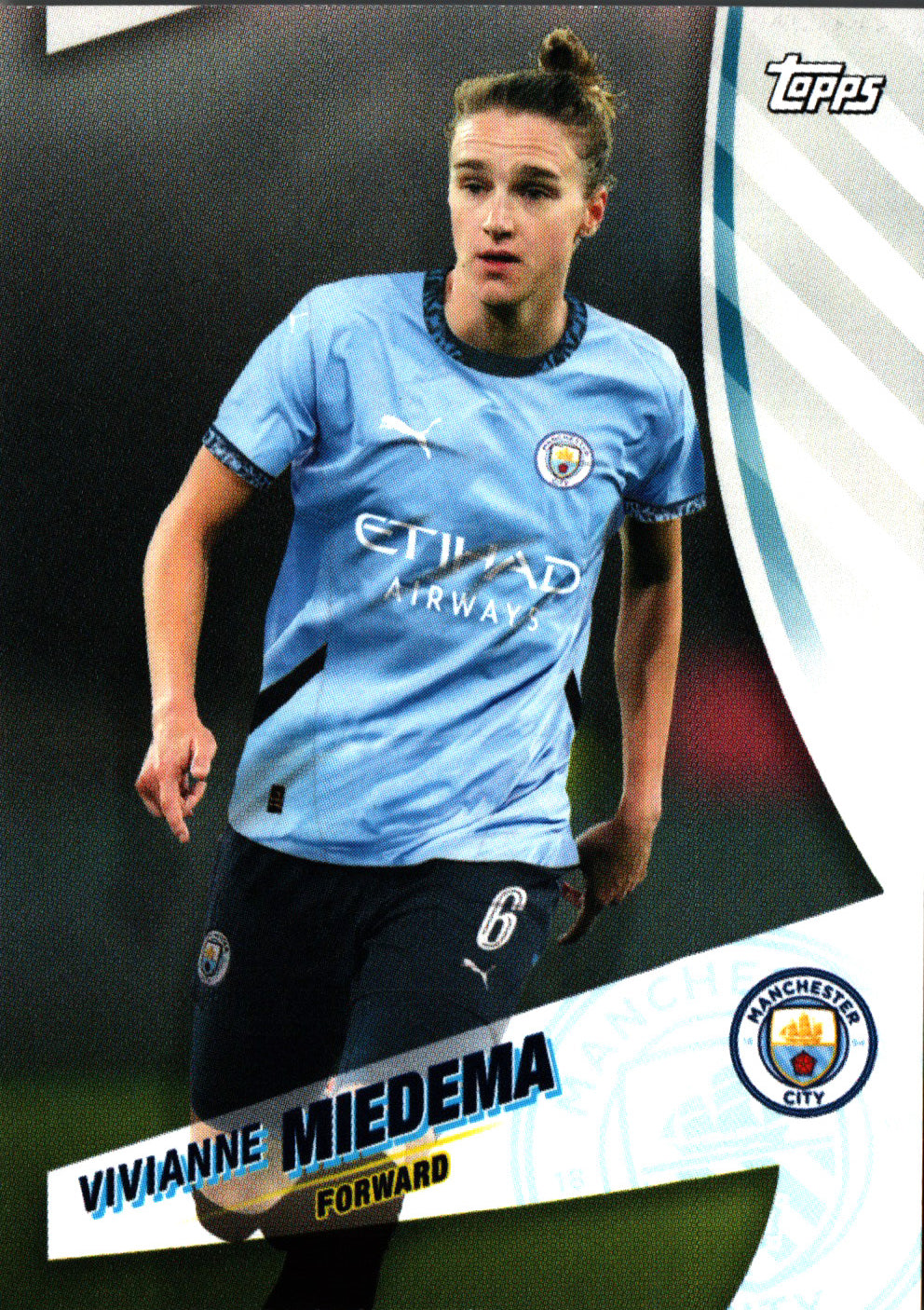 2024 Topps Blue Moon Manchester City Vivianne Miedema #26 Manchester City WFC