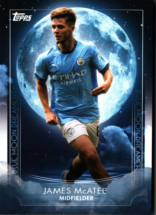 2024 Topps Blue Moon Manchester City James McAtee Dreamers #32 Manchester City