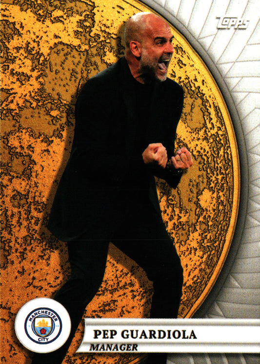 2024 Topps Blue Moon Manchester City Pep Guardiola GM #41 Manchester City