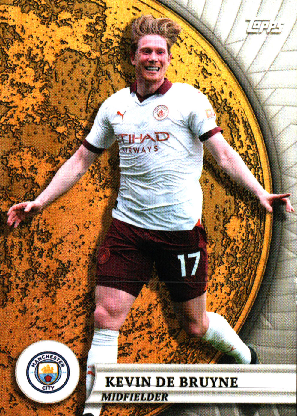 2024 Topps Blue Moon Manchester City Kevin De Bruyne GM #43 Manchester City