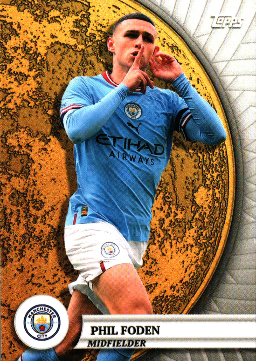 2024 Topps Blue Moon Manchester City Phil Foden GM #44 Manchester City
