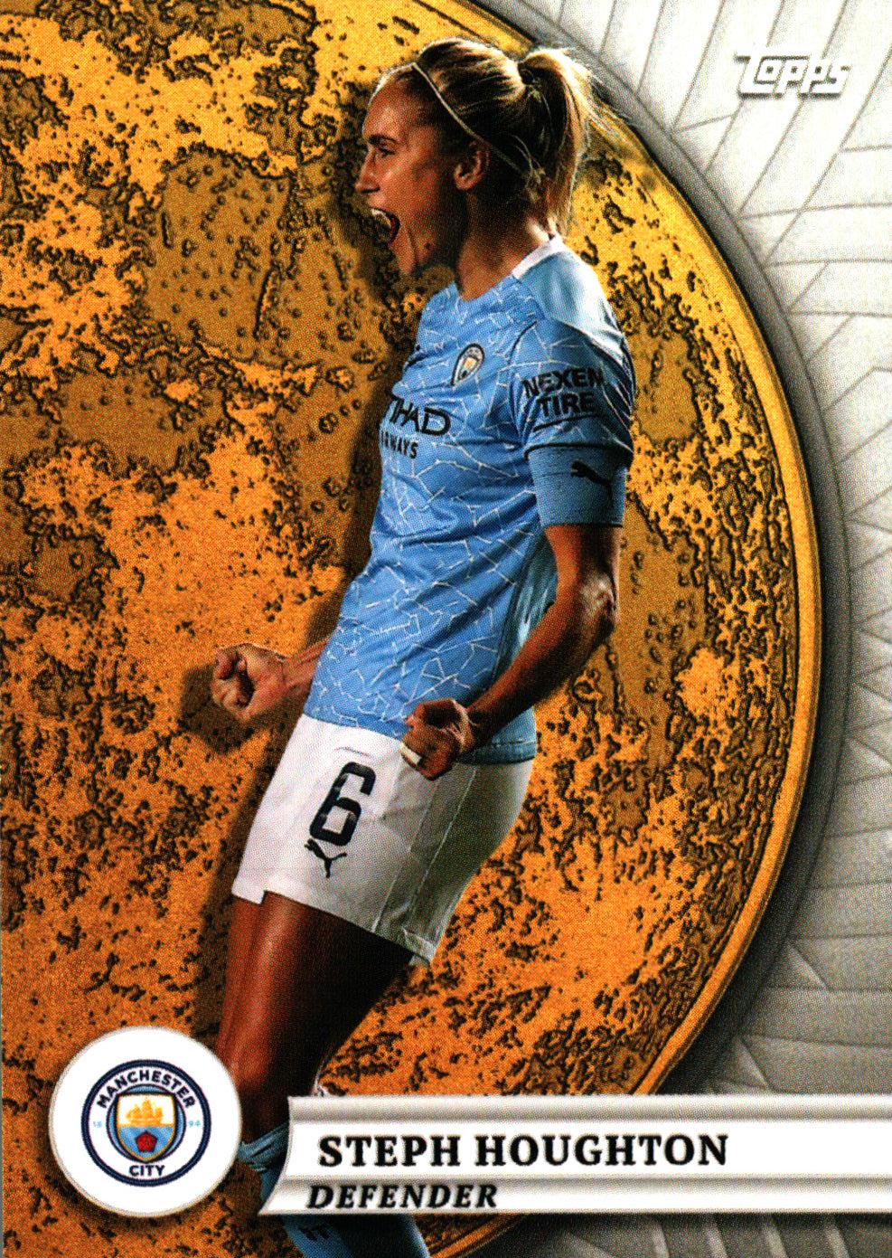 2024 Topps Blue Moon Manchester City Steph Houghton GM #46 Manchester City WFC