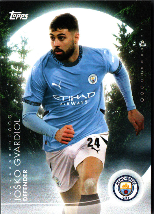 2024 Topps Blue Moon Manchester City Moonshine Josko Gvardiol #MO-3 Manchester City