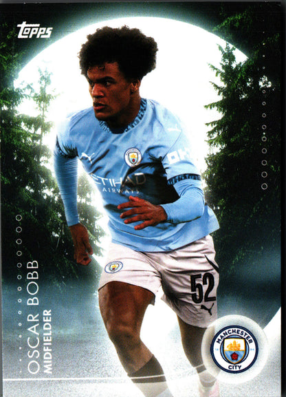2024 Topps Blue Moon Manchester City Moonshine Oscar Bobb #MO-7 Manchester City