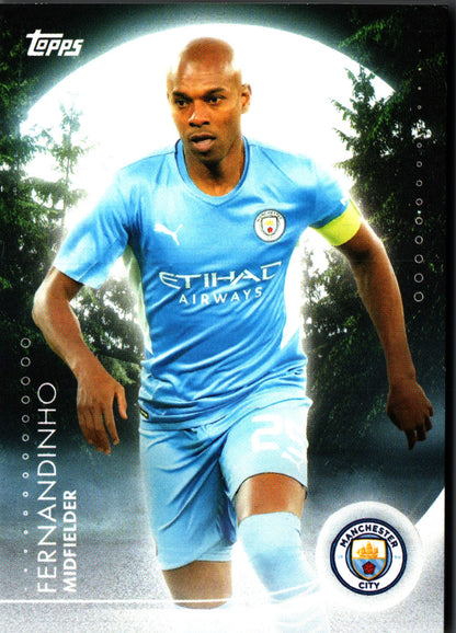 2024 Topps Blue Moon Manchester City Moonshine Fernandinho #MO-15 Manchester City
