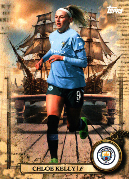 2024 Topps Blue Moon Manchester City Sail Away Chloe Kelly #SA-9 Manchester City WFC