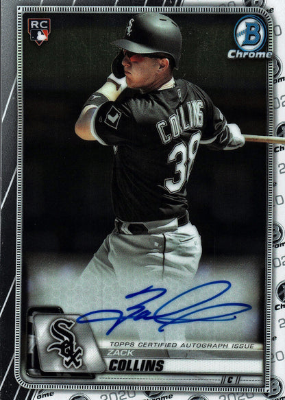 2020 Topps Bowman Chrome Prospect Autograph Zack Collins #CRA-ZC Chicago White Sox
