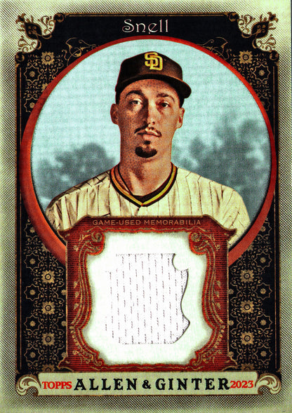 2023 Topps Allen & Ginter Relic Blake Snell #AGRB-BSN San Diego Padres