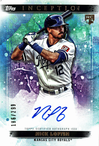 2024 Topps Inception autograph Nick Loftin /299 #BRES-NL Kansas City Royals