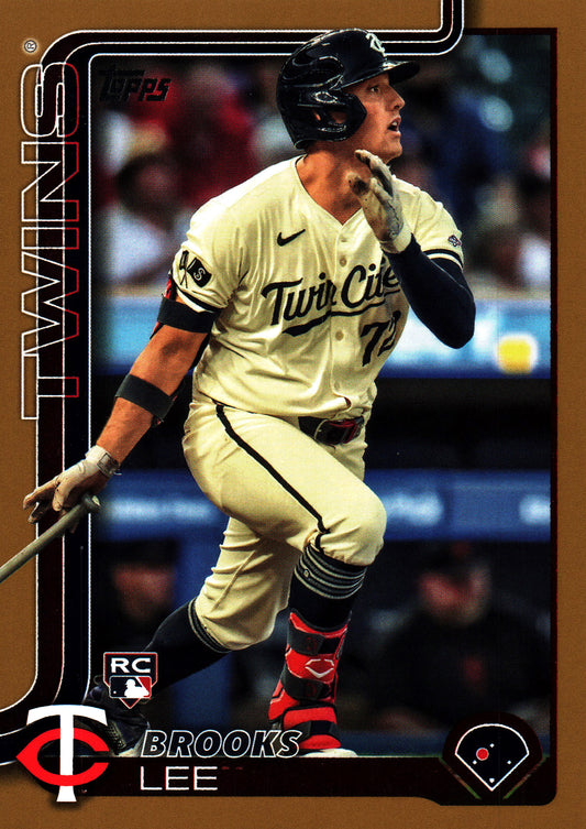 2025 Topps Series 1 Gold Brooks Lee /2025 #317 Minnesota Twins