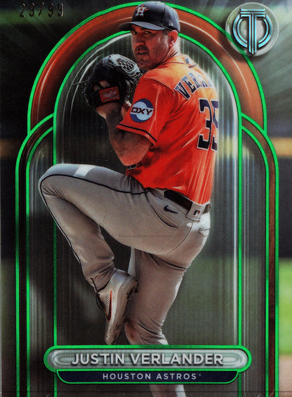 2024 Topps Tribute Green /99 Justin Verlander #19 Baltimore Orioles