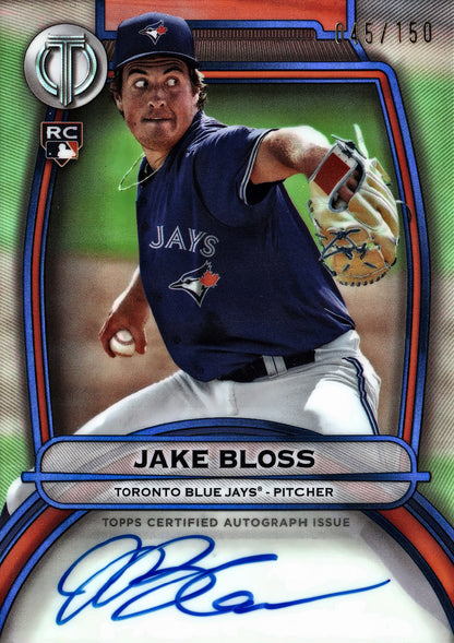 2025 Topps Tribute Autograph Jake Bloss /150 #TA-JB Toronto Blue Jays