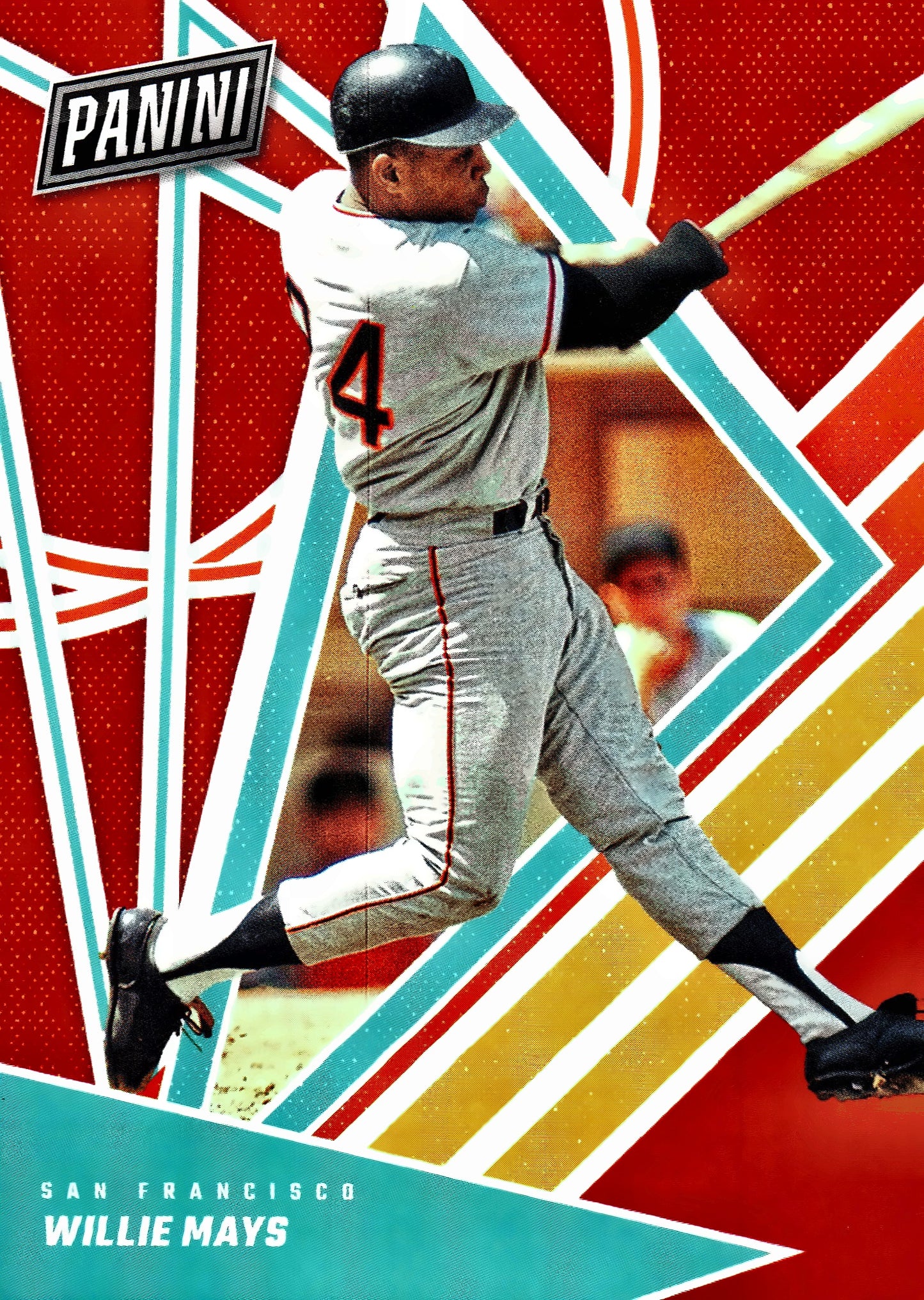 2024 Panini Red Willie Mays /125 #BB9 San Francisco Giants