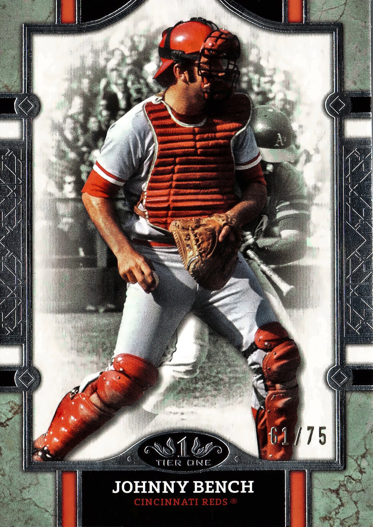 2024 Topps Tier One Johnny Bench #12 Cincinnati Reds