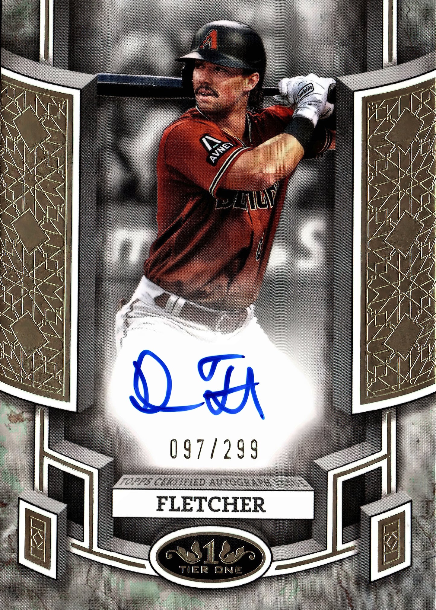 2024 Topps Tier One Dominic Fletcher #BOA-DF Arizona Diamondbacks