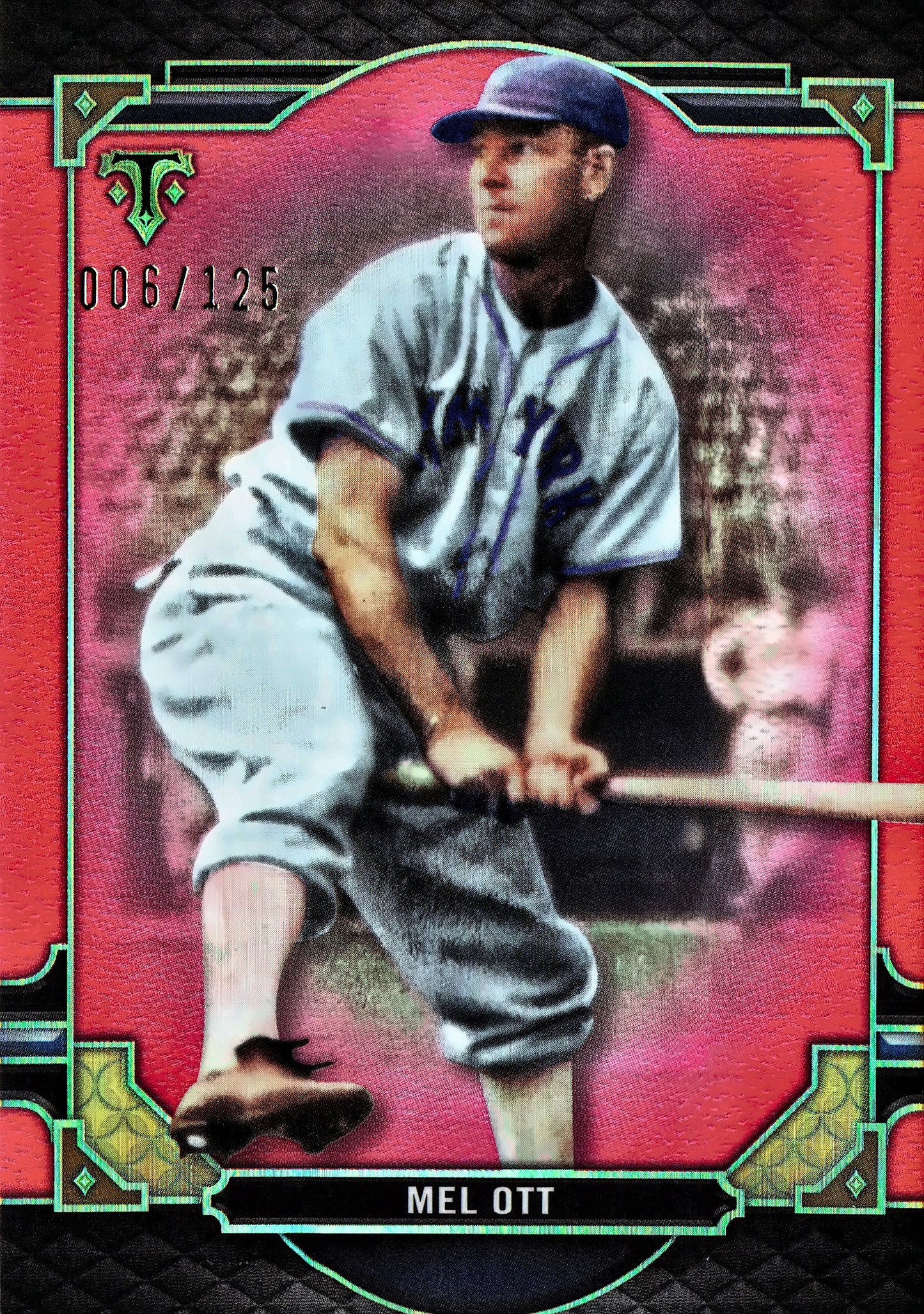 2022 Topps Threads Pink Mel Ott /125 #55 San Francisco Giants
