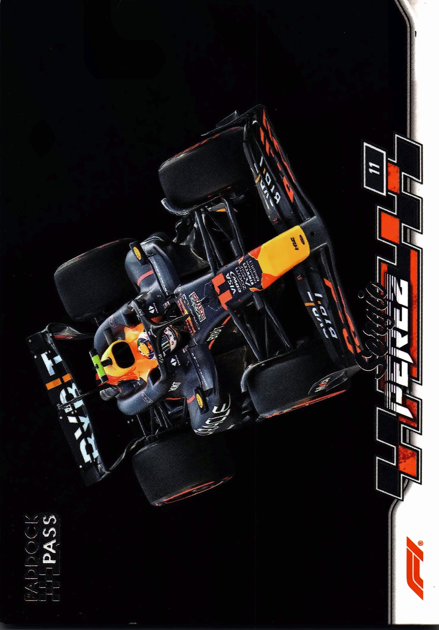 2024 Topps Paddock Pass Formula 1 Black Foil Sergio Perez F1C #32 Red Bull