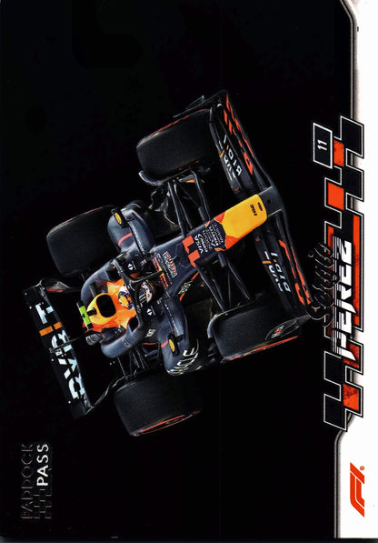 2024 Topps Paddock Pass Formula 1 Black Foil Sergio Perez F1C #32 Red Bull