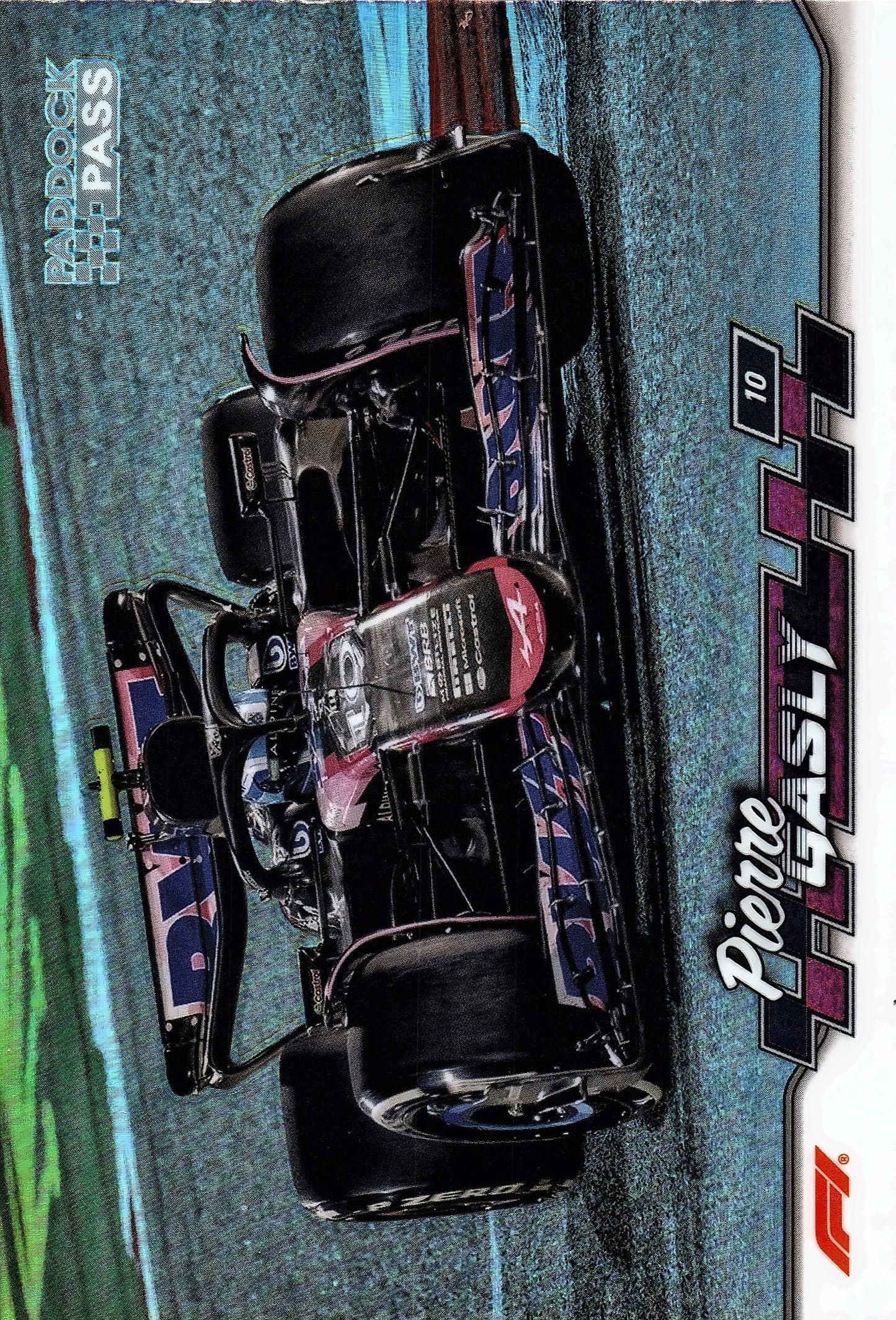 2024 Topps Paddock Pass Formula 1 Chrome Refractor Pierre Gasly F1C #40 Alpine