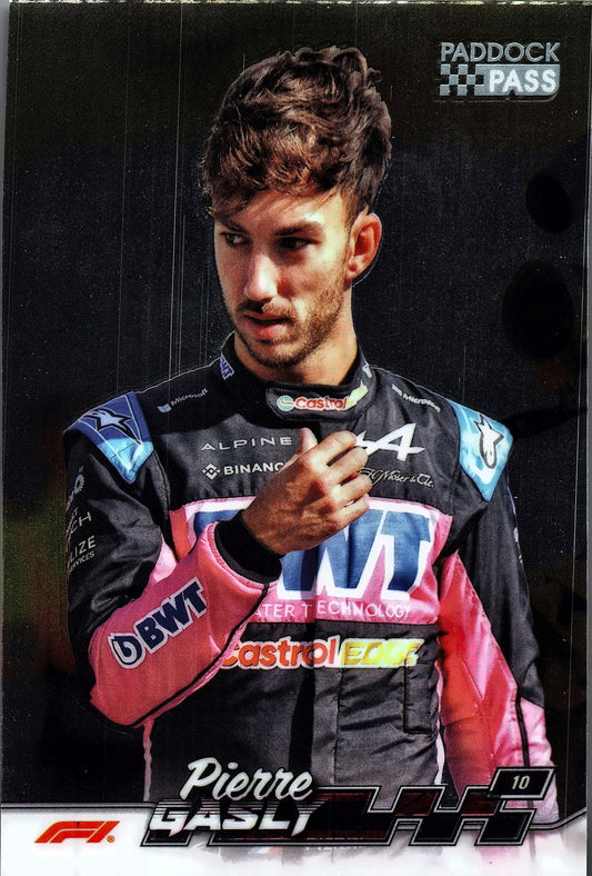 2024 Topps Paddock Pass Formula 1 Chrome Pierre Gasly VAR #10a Alpine