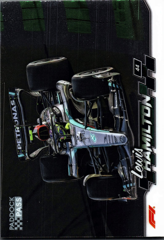 2024 Topps Paddock Pass Formula 1 Chrome Lewis Hamilton F1C #36 Mercedes-AMG