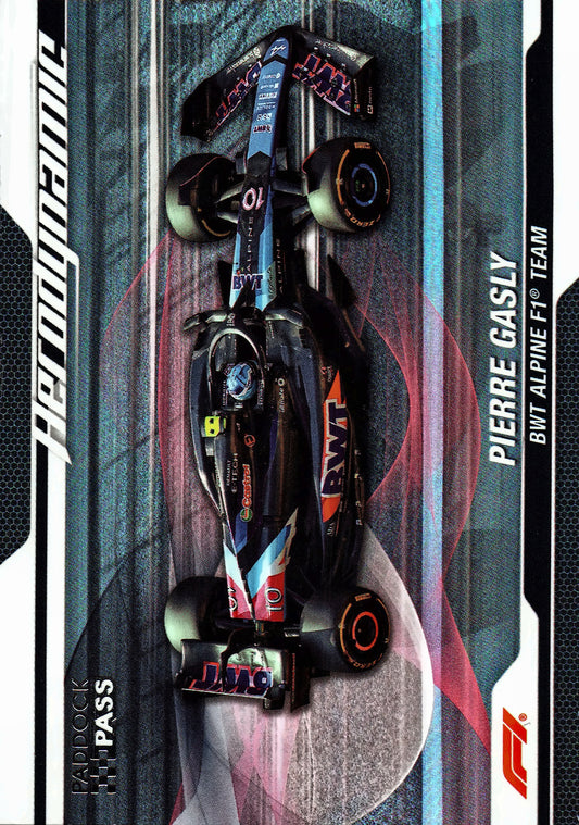 2024 Topps Paddock Pass Formula 1 Aerodynamic Pierre Gasly #AD-5 Alpine