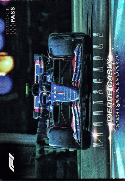 2024 Topps Paddock Pass Formula 1 Nightscapes Pierre Gasly #NS-10 Alpine