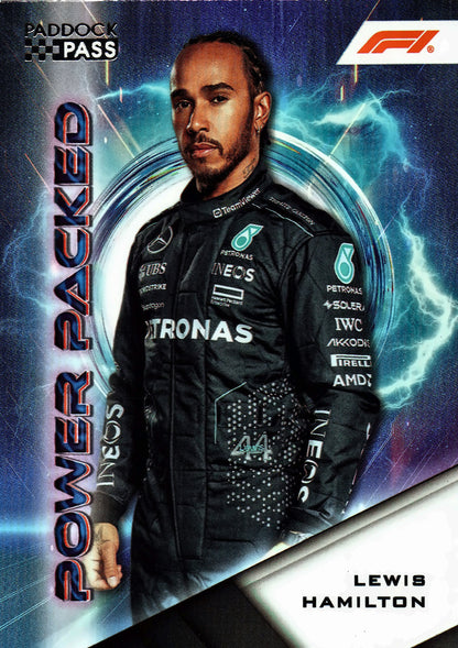2024 Topps Paddock Pass Formula 1 Power Packed Lewis Hamilton #PP-6 Mercedes-AMG
