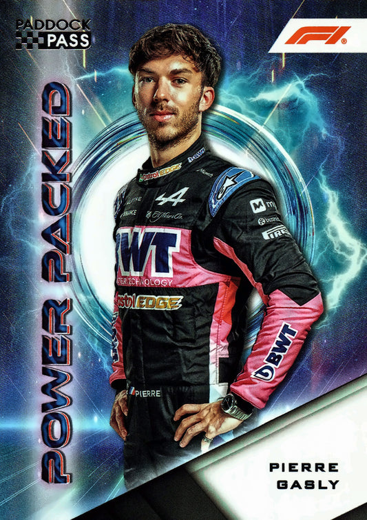 2024 Topps Paddock Pass Formula 1 Power Packed Pierre Gasly #PP-10 Alpine