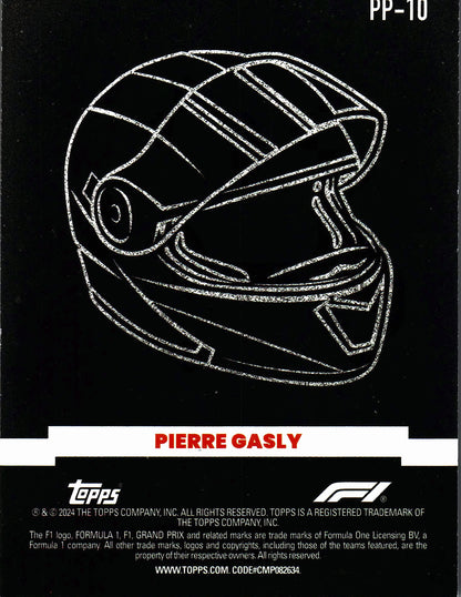 2024 Topps Paddock Pass Formula 1 Power Packed Pierre Gasly #PP-10 Alpine
