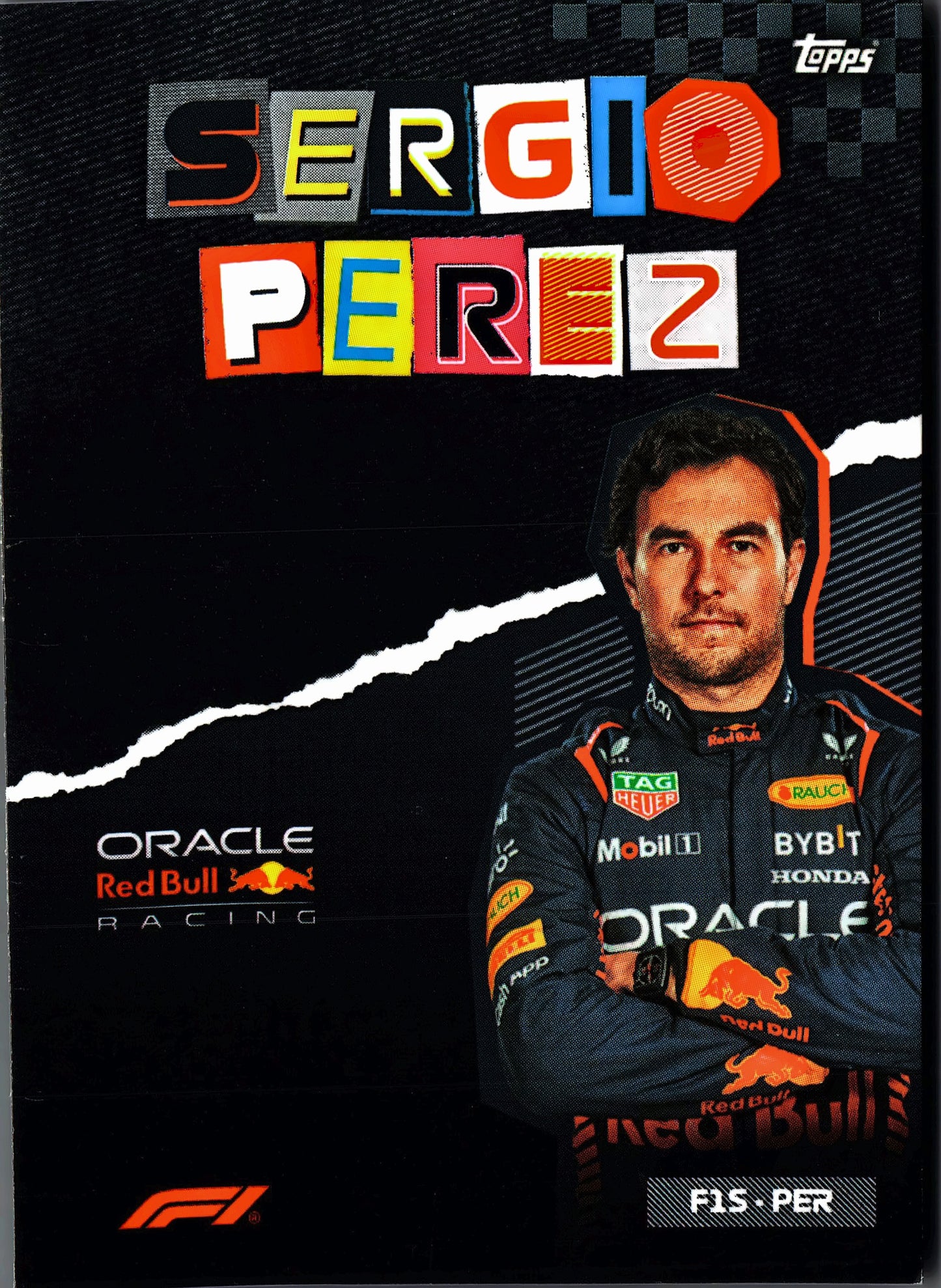 2023 Topps Formula 1 Album Exclusive Sergio Perez #F1S-PER Red Bull