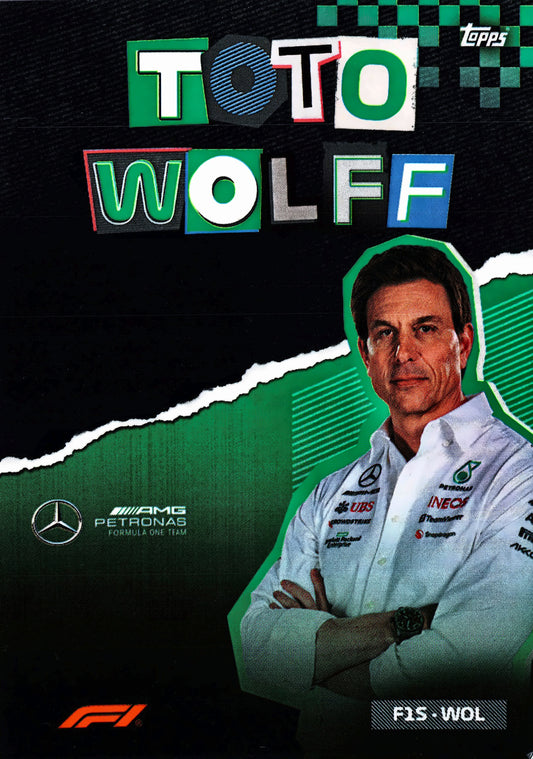 2023 Topps Formula 1 Album Exclusive Toto Wolff #F1S-WOL Mercedes-AMG
