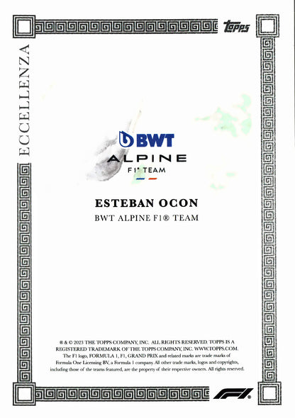 2023 Topps Eccellenza Formula 1 Esteban Ocon Alpine