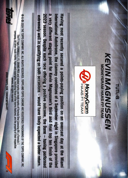 2024 Topps Chrome Formula 1 Turn Up The Lights Kevin Magnussen #TUTL-8 Haas