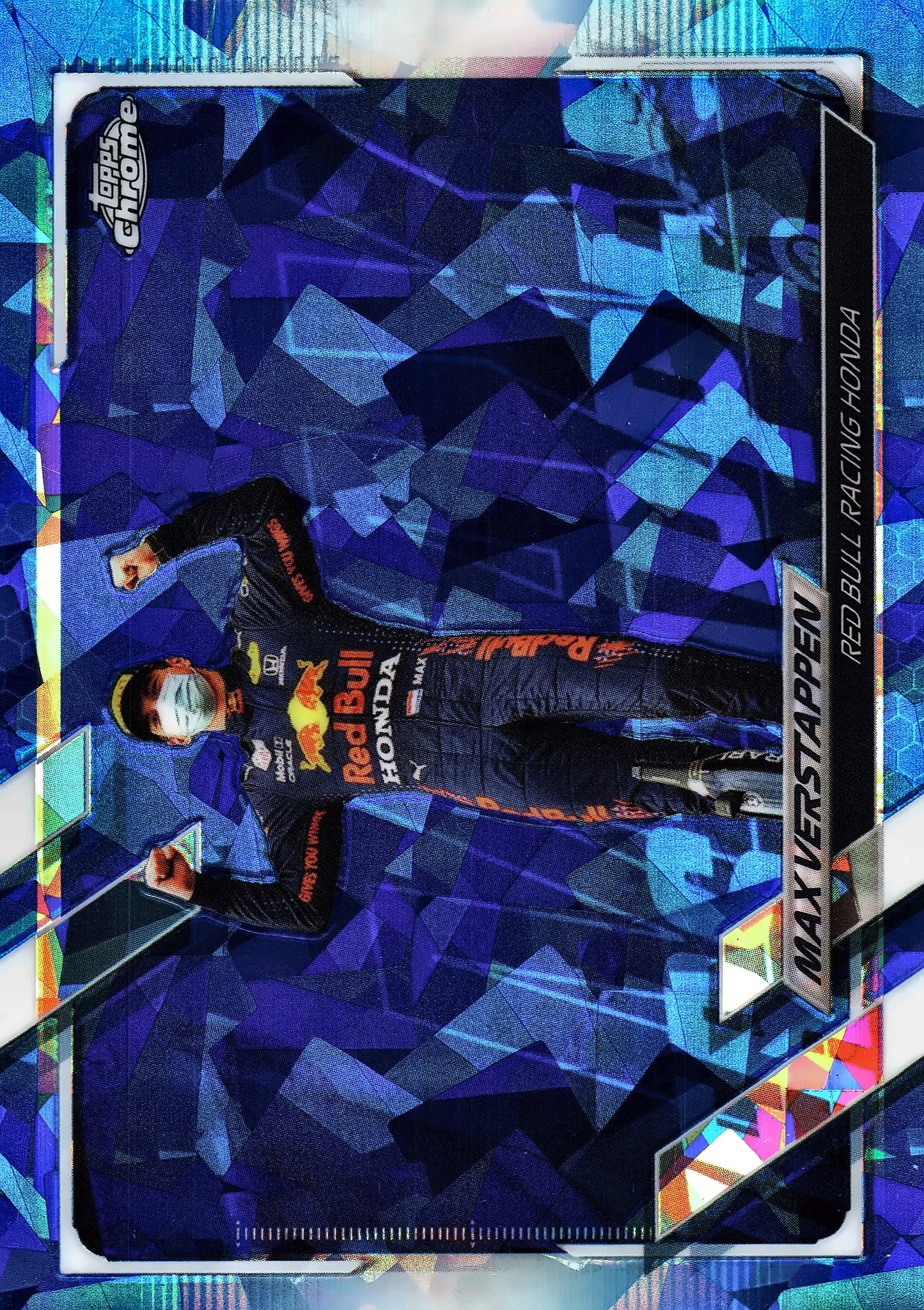 2021 Topps Chrome Sapphire Formula 1 Max Verstappen #48 Red Bull