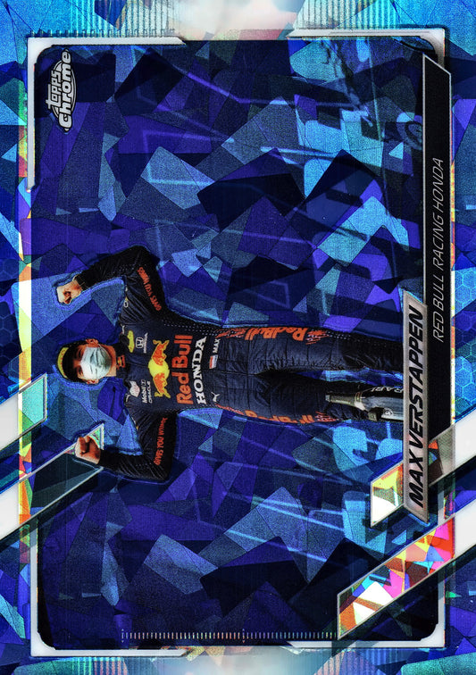 2021 Topps Chrome Sapphire Formula 1 Max Verstappen #48 Red Bull